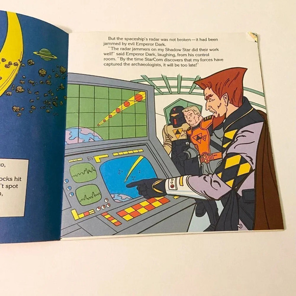 Vintage  1988 StarCom Doom In Space Book By Dwight Jon Zimmerman Golden Book - Picture 8 of 14